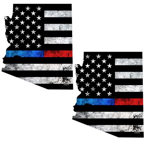 Decalsemblemslicence Frames Thin Blue Red Line Police Fire American