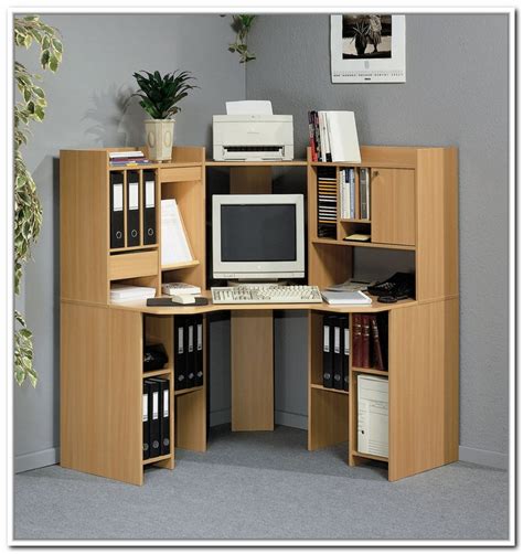 Suspended staircase combined with desk and storage by ... A stylish baffle design is used on the shelves, and with this design, your items stored on this desk's shelves.