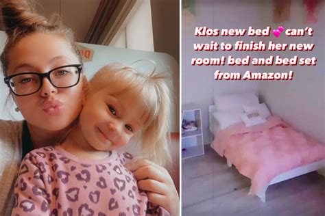 Teen Mom Jade Cline Shares Glimpse Inside 4 Year Old Daughter Kloies Pink Bedroom In New 110k
