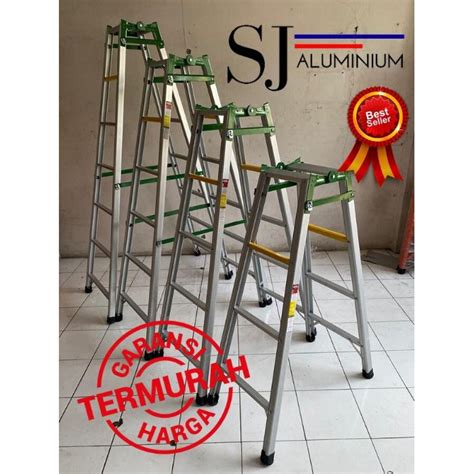 Tangga Lipat Aluminium Ladder Sahara Ukuran 1 M 1,25 M 1,5 M 1,75 M 2 M
