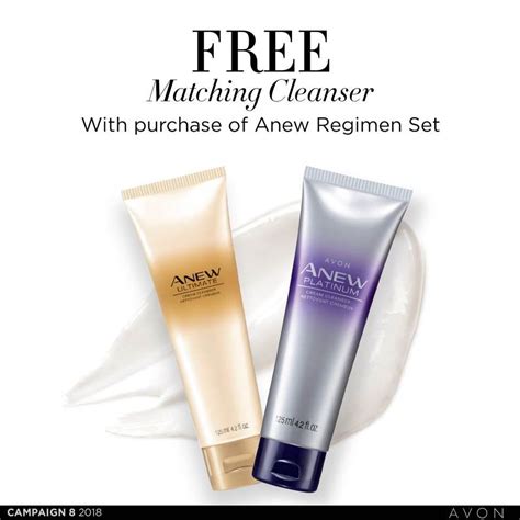 Amazing Deal Free Matching Cleanser With Purchase Of Anew Regimen