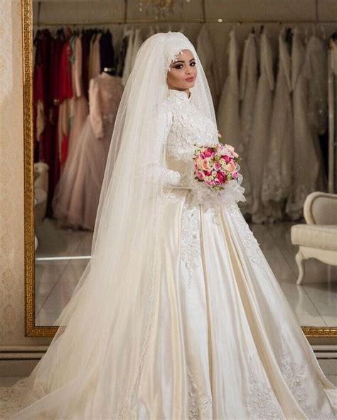 احدث فساتين زفاف للمحجبات تركية جديدة 2020 موقع رُكن