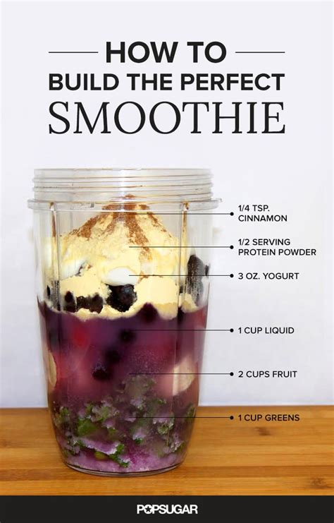 How To Build The Perfect Smoothie The Best Infographics For The