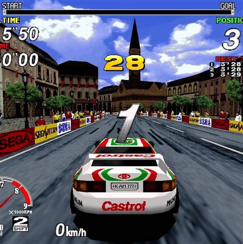 90s Video Game With Cars