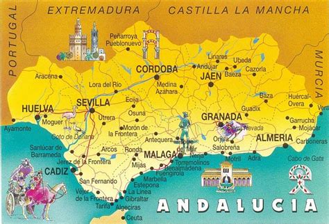 Fotos De Mi Pueblo Mapa De Andalucia