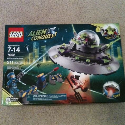 New Sealed Box Lego Alien Conquest 7052 Ufo Abduction W 3 Minifigs On