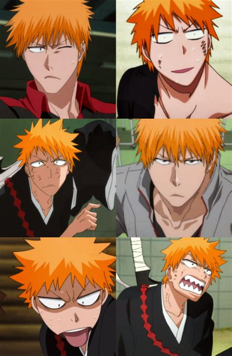 Ichigo Xd I Completely Love His Facial Expressions Bleach Anime