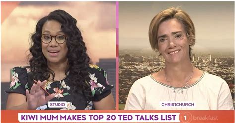 Tvnz Tv1 Breakfast “kiwi Mum Makes Top 20 Ted Talks List” Nziwr