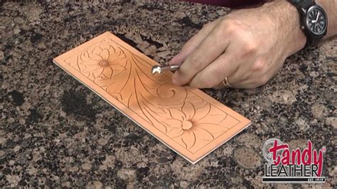 Learning Leathercraft With Jim Linnell Lesson 3 Flower Centers And