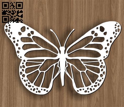 Butterfly E0011152 File Cdr And Dxf Free Vector Download
