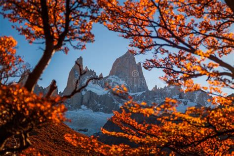Autumn In Patagonia Fitz Roy Argentina Stock Image Image Of Monte