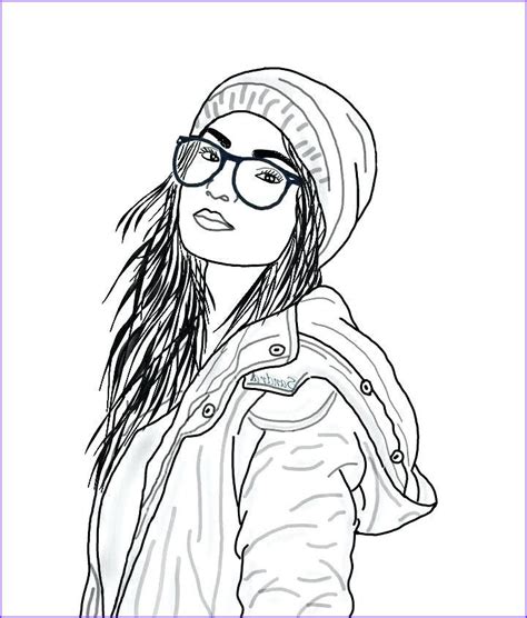 Top 10 Hipster Coloring Pages