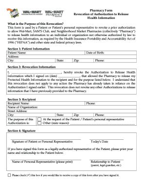 If you need refills or other. 26 Printable Walmart Application Form Templates - Fillable ...