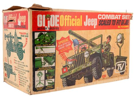 Hakes Gi Joe Official Jeep Combat Set In Box