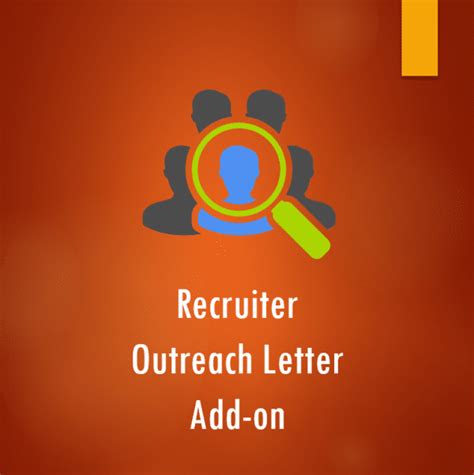 Recruiter Outreach Letter Add On Pro Resume Center