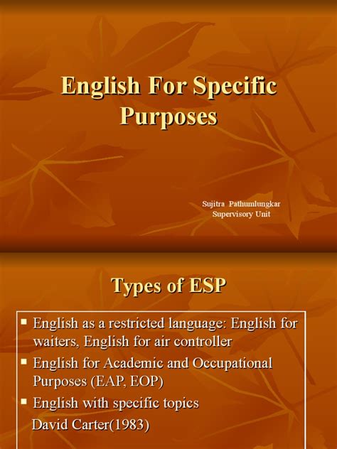 English For Specific Purposes Pdf