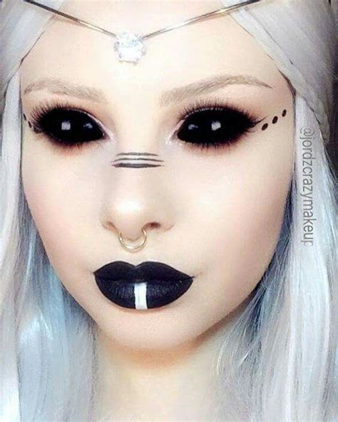 Goth Dark Makeup Elf Witch Makeup Sfx Makeup Cosplay Makeup Costume