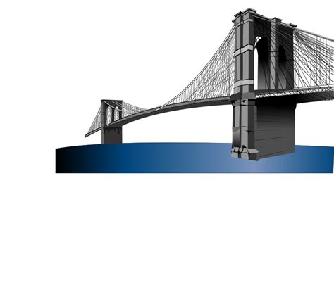 Free Clipart: Brooklyn Bridge | EricOrtner png image