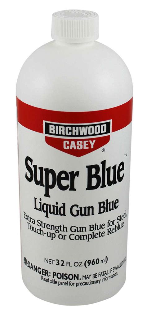 Birchwood Casey 13432 Super Blue Liquid Gun Blue 32 Oz Bottle The