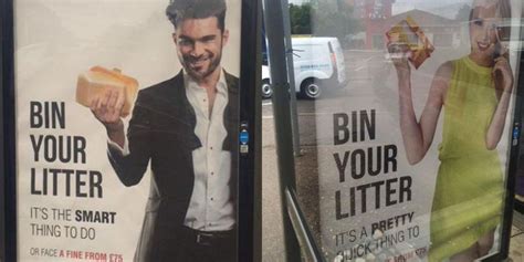 People Are Trashing This Anti Littering Campaign For Being Sexist