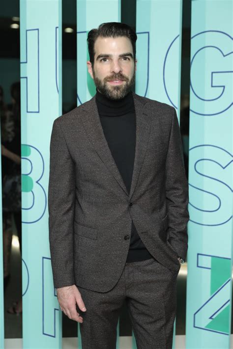 Zachary Quinto Is Your College Professor Fantasy At The Hugo Boss Prize