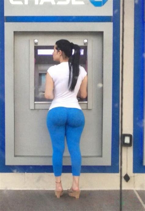 Yoga Pants Ass At The Atm Booty Of The Day