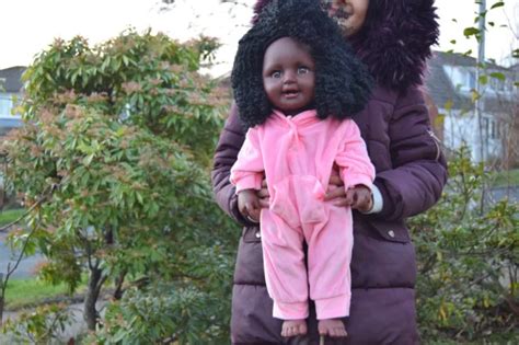 Giant Heavy Large 20 Black African Girls Doll Baby Abigail 51cm Afro