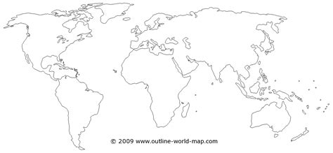 Blank White Transparent World Map B2a Outline World Map Images