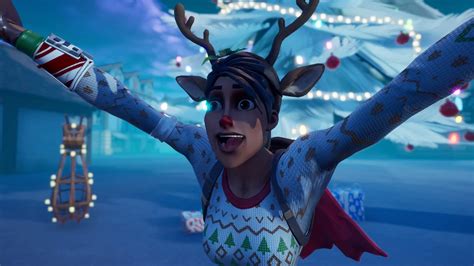 Red Nosed Raider Fortnite Wallpapers Top Free Red Nosed