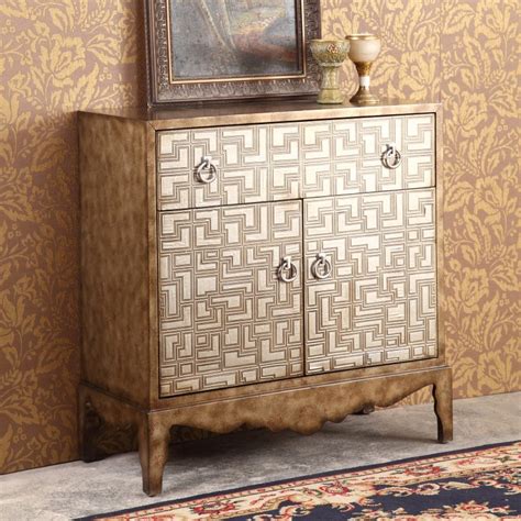 Luxury Vintage Retro Style 2 Door Cabinet 1 Drawer Birch Accent Cabinet
