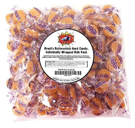 Buy Crazyoutlet Brachs Butterscotch Hard Candy Individually Wrapped