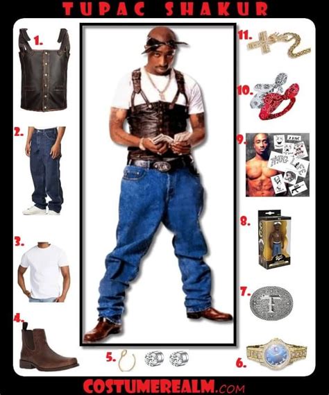 Tupac Shakur Costume Guide Dress Up As A Music And Culture Icon
