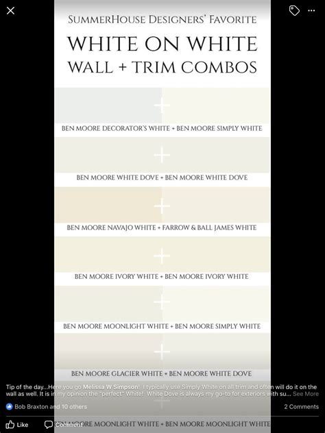 James White Wall Trim Simply White White Doves Farrow Ball Ivory