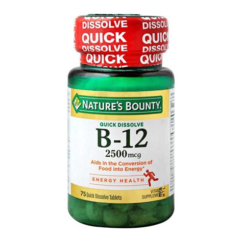 Buy 2 get 3 free on puritan's pride® brand products. Order Nature's Bounty B-12, 2500mg, 72 Tablets, Vitamin ...