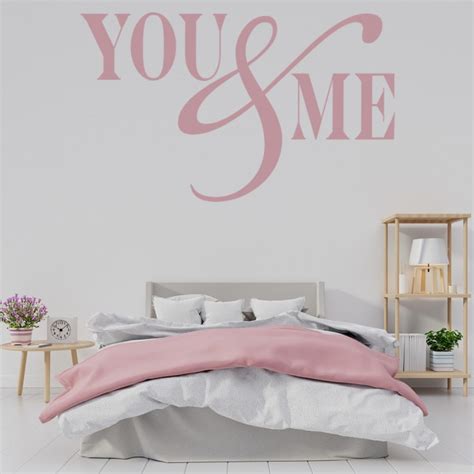 You And Me Wall Sticker Love Wall Art