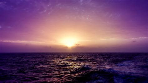 1366x768 Sea Sunset Purple 1366x768 Resolution Hd 4k Wallpapers Images