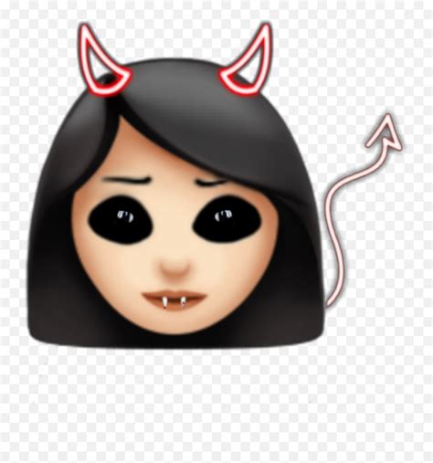 Emoji Aesthetic Grunge Edgy Trippy Rot Devil Demon Evil Halloween