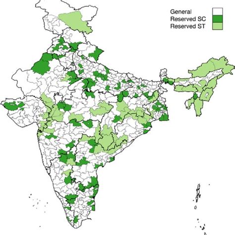 Parliamentary Constituencies Reserved For SCs Since 2008 Figure