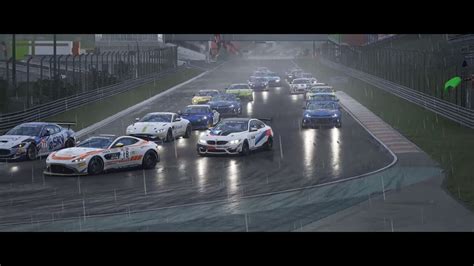 Assetto Corsa Competizione Hungaroring Bmw M Gt Rain Race Youtube