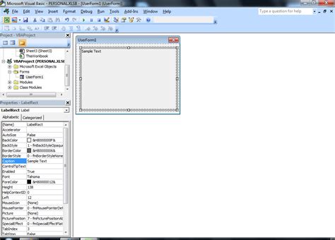 Vba Tips Tricks How To Dynamically Change Userform S Control