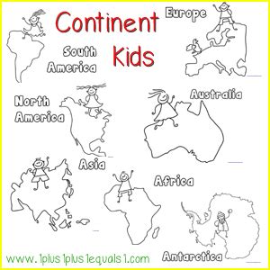 This would be great to laminate and use over and over again for practice as a dry erase map of the continents. Continent Boxes