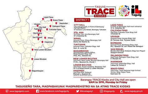 Taguig Barangay Map