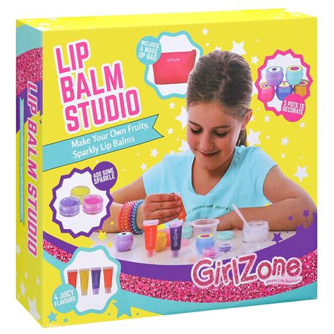 Girlzone Lip Balm Making Kit 25 Piece Makeup And Lip Gloss Set With
