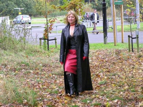 Long Leather Coat Erotic Art Wright Coats For Women Fur Boots Beauty Girls Coats Crotch