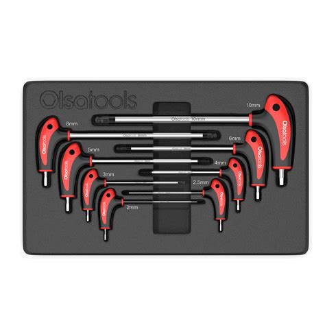 Buy Olsa Tools T Handle Hex Key Set Metric 8pc Allen Wrench Set