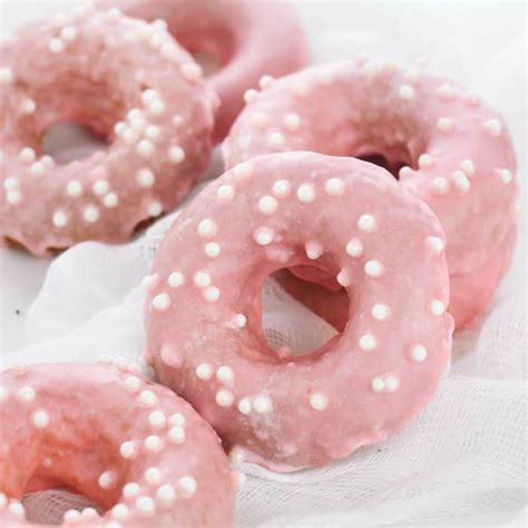 Easy Strawberry Frosted Donuts Recipe Simple Sweet Recipes