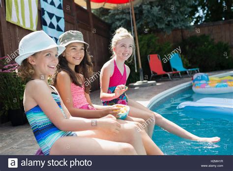 Girls Sitting Feet In Water Hi Res Stock Photography And Images Alamy