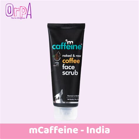Mcaffeine Coffee Face Scrub With Vitamin E And Walnut 100 Gm Natural