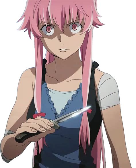 Female Anime Yuno Gasai Png Descarga Gratuita Png Mart