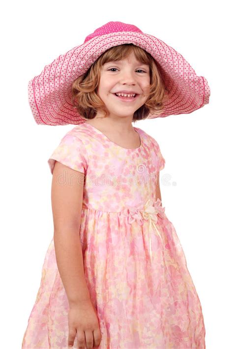 248 Cute Little Girl Big Hat Posing Stock Photos Free And Royalty Free